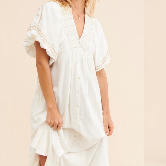 XS Free People Samantha Shirt Dress - Picture 6 of 7